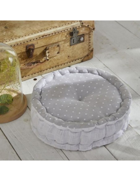 Coussin de sol rond - TODAY - CHARME - Imprimé Constance - 40 x 12 cm