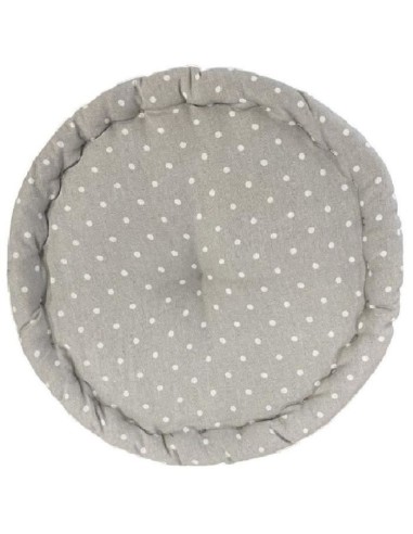 Coussin de sol rond - TODAY - CHARME - Imprimé Constance - 40 x 12 cm