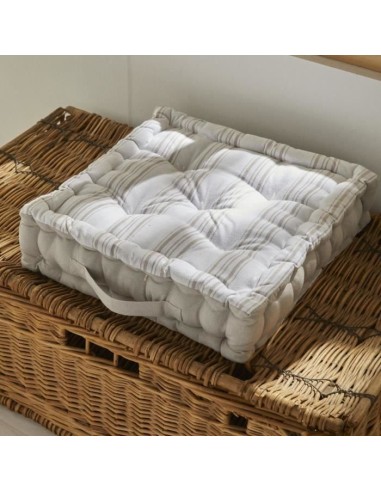 Coussin de sol - TODAY - CHARME - Imprimé Berenice - 40 x 40 x 10 cm