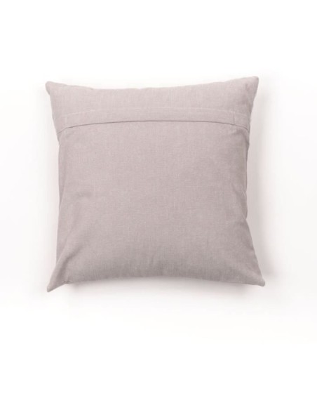 Coussin - TODAY - CHARME - Slub x Chambray x Pompon Berenice - 40 x 40 cm