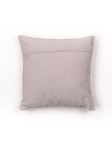 Coussin - TODAY - CHARME - Chambray x Petite broderie Berenice - 40 x 40 cm