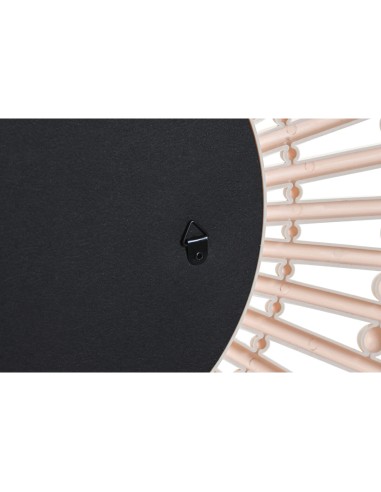 Miroir mural DKD Home Decor Scandi Verre Naturel Blanc polypropylène (50 x 2,5 x 50 cm) (2 Unités)