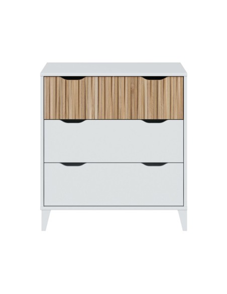 Commode Forés Blanc Naturel 70,5 X 40 X 76 CM