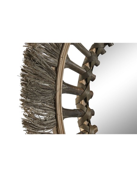 Miroir mural Home ESPRIT Naturel Tropical 60 x 2,5 x 60 cm