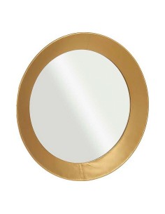 Miroir mural Verre Doré Métal (80 x 7,5 x 80 cm)