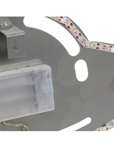 Décoration murale DKD Home Decor Vert Gris Métal 35 x 2 x 30 cm