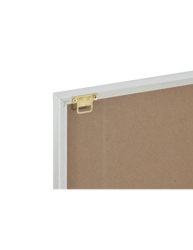 Cadre Home ESPRIT Jaune Bleu Toile 30 x 1,8 x 40 cm (4 Unités)