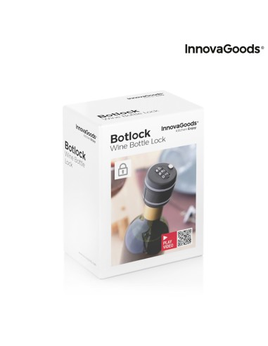 Serrure Bouchon pour Bouteilles de Vin Botlock InnovaGoods