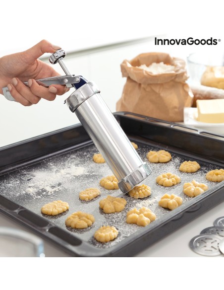 Machine à Biscuits et Douille2 en 1 Prekies InnovaGoods