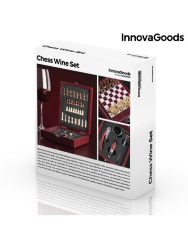 Ensemble d'Accessoires à Vin et Échecs InnovaGoods 37 Pièces