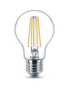 PHILIPS LED Classic 60W Standard E27 Blanc Chaud Non Dimmable Lot de 2