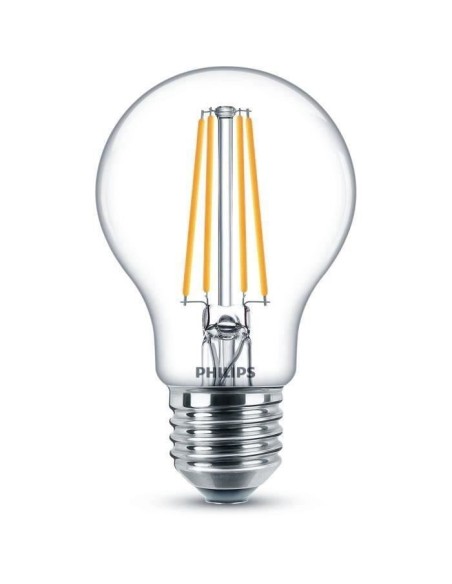 PHILIPS LED Classic 60W Standard E27 Blanc Chaud Non Dimmable Lot de 2