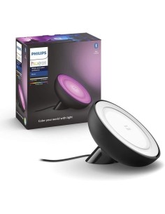 Philips Hue White  Color Ambiance, lampe Bloom, Noir, compatible Bluetooth, fonctionne avec Alexa, Google et Homekit